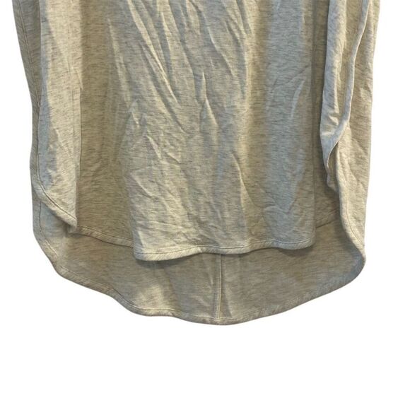 Matty M Women's XL Gray Short Sleeve Hi-Lo Casual Top - Picture 3 of 15